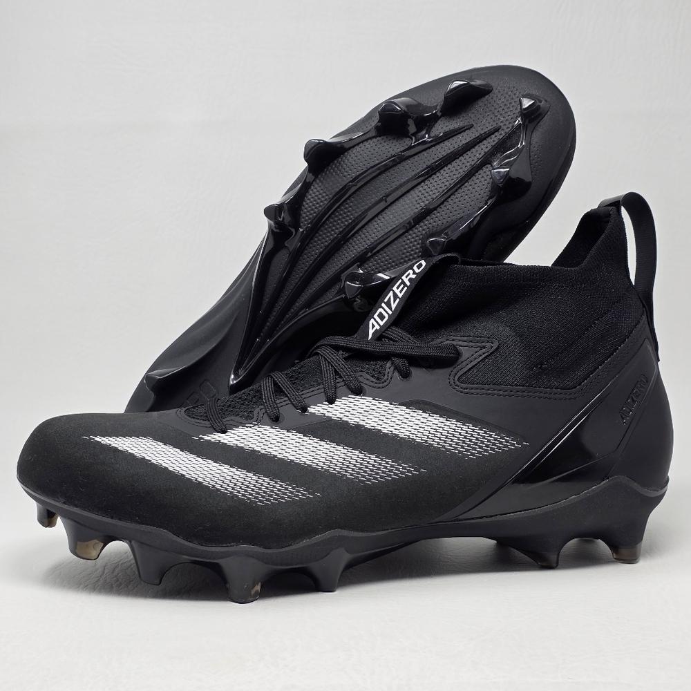Adidas Adizero Impact + Plus Football Cleats ID1828 Core Black Mens Size 12 New